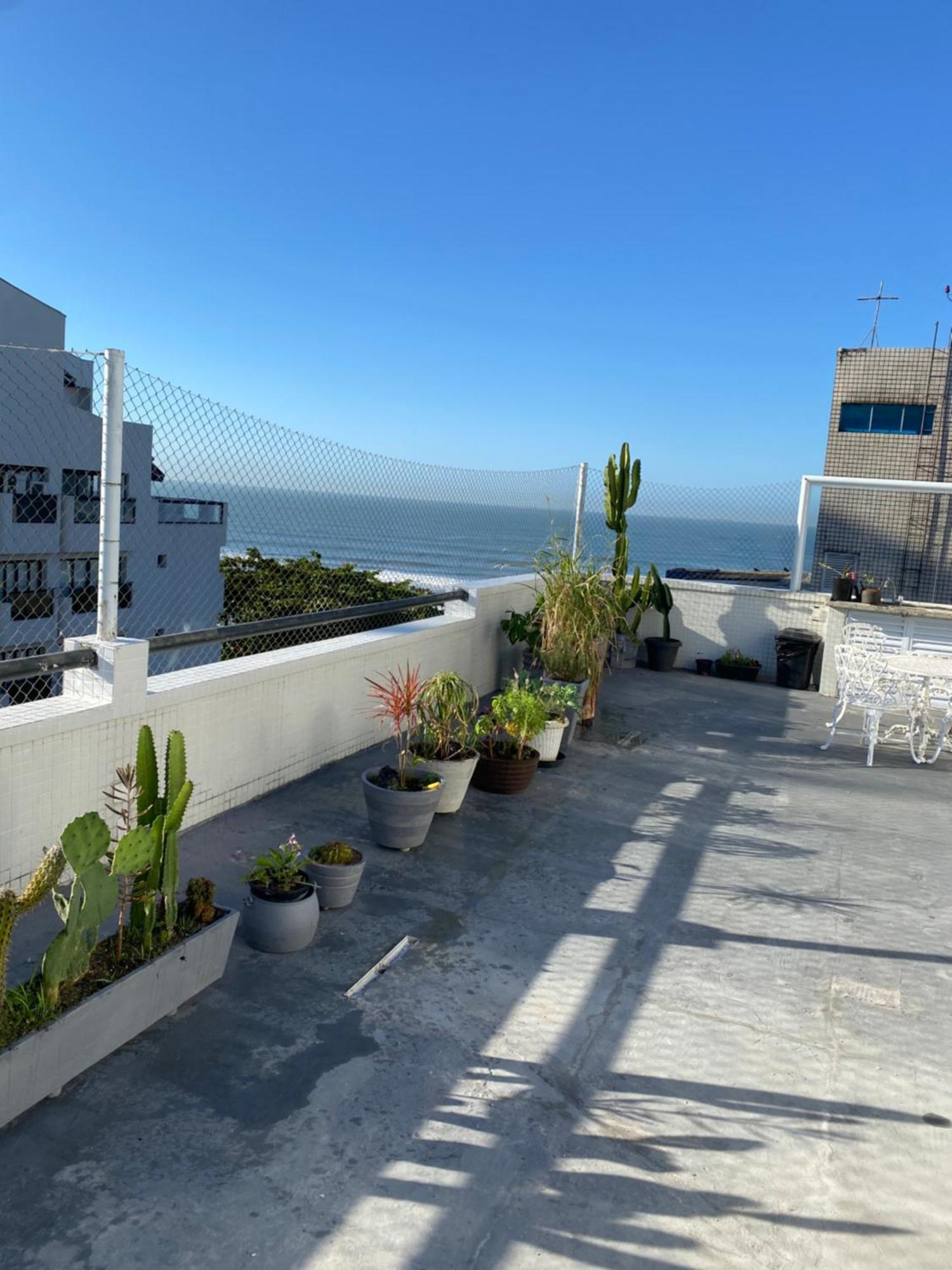 Cobertura Com Area Externa Com Vista Para O Mar Na Melhor Praia Do Guaruja Tomboアパートメント エクステリア 写真